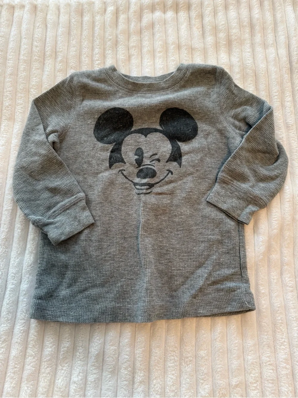 KidsMickey Mouse Bundle - Long & Short Sleeve Tops - Red, Gray, Black